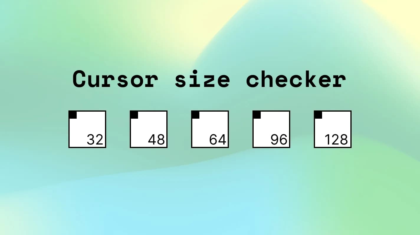 Thumbnail of Cursor Size Checker