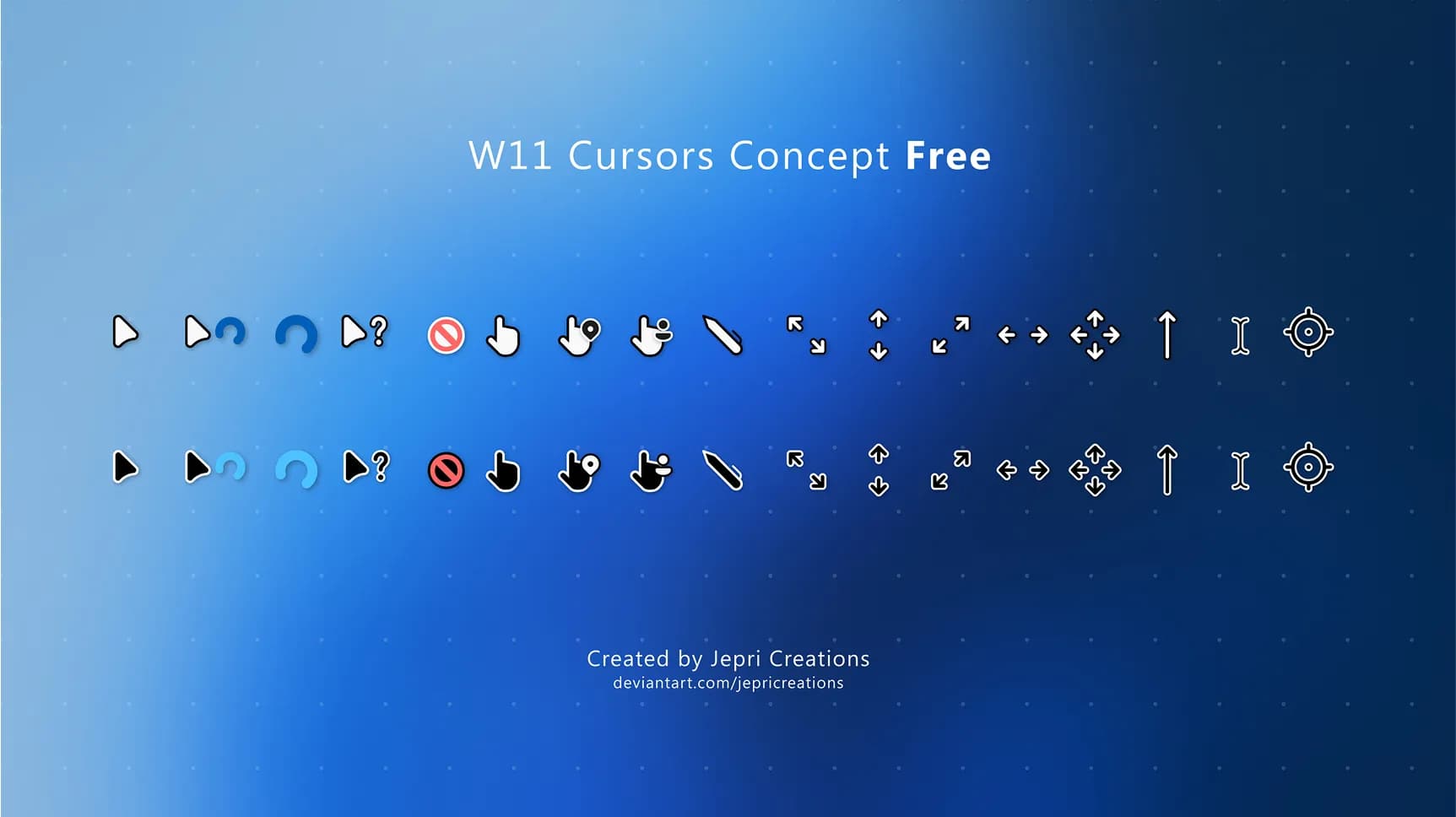 Thumbnail of W11 Cursor Concept Free